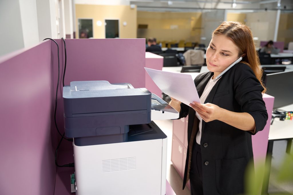Printer showing offline
